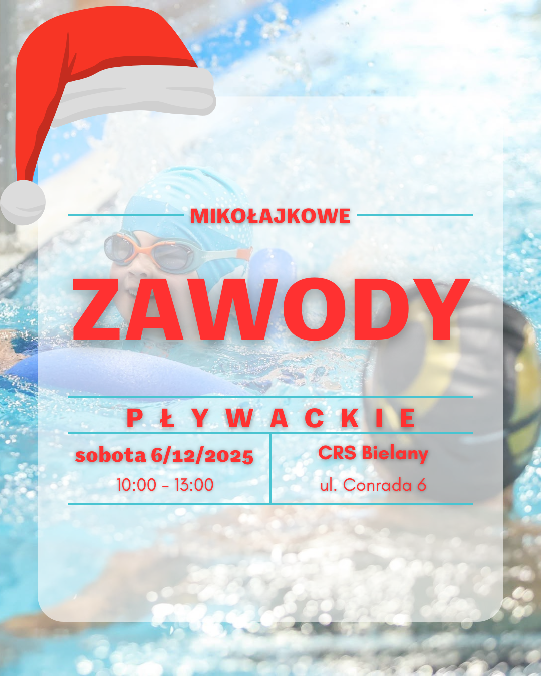 mikołajkowe zawody pływackie